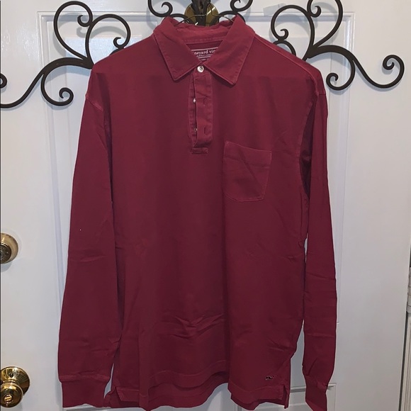 Men’s long sleeve vineyard vines polo - Picture 2 of 2